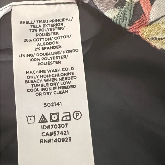 Ann Taylor Loft Pink Floral Jacquard Mini A Line Skirt NWT 10 - Picture 7 of 7